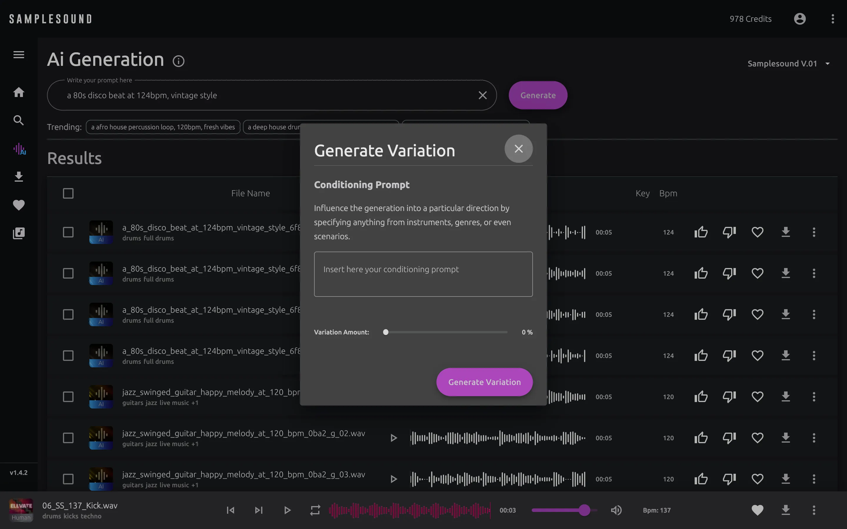 custom application development for AI sound generation